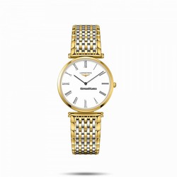 Longines La Grande Classique Womens watch Quartz Gold Steel L4.709.2.21.7
