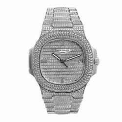 Patek Philippe Nautilus Mens watch Unisex Automatic White gold 5719 1G-001