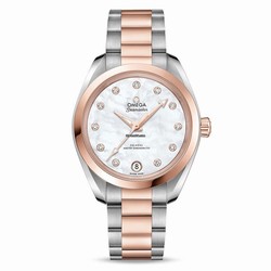 Omega Seamaster Aqua Terra Womens watch Automatic Gold Steel 220.20.34.20.55.001