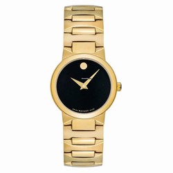 Movado Womens watch Quartz Gold Steel 0607297