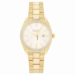 Movado Datron Womens watch Quartz Gold Steel 3650070