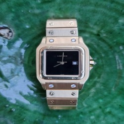 Cartier Santos Mens watch Unisex Automatic Yellow gold 2960