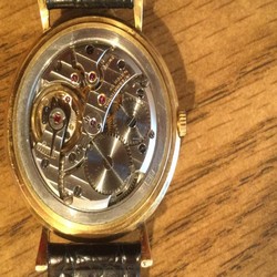 IWC Mens watch Unisex Manual winding Yellow gold 1103747