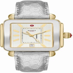 Michele Deco Womens watch Quartz Yellow gold MWW06K000038