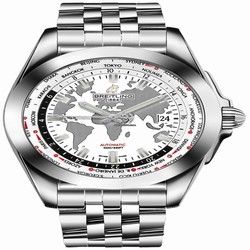 Breitling Galactic Unitime Mens watch Unisex Automatic Steel WB3510U0-A777-375A