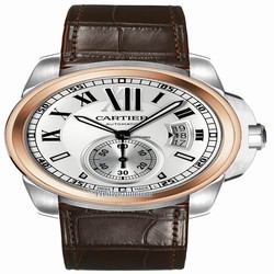 Cartier Calibre de Cartier Mens watch Unisex Automatic Gold Steel W7100039