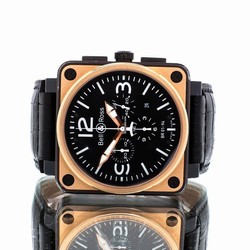 Bell & Ross BR 01-94 Chronographe Mens watch Unisex Automatic Gold Steel Br01 94