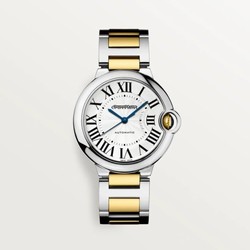 Cartier Ballon Bleu 36mm Mens watch Unisex Automatic Gold Steel W2BB0012