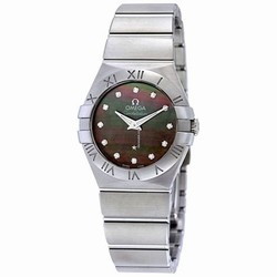 Omega Constellation Quartz Womens watch Quartz Steel 123.10.27.60.57.003