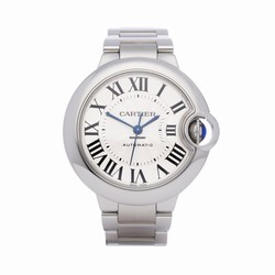 Cartier Ballon Bleu 33mm Womens watch Automatic Steel W6920071 or 3489