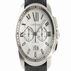 Cartier Calibre de Cartier Chronograph Mens watch Unisex Automatic Steel W7100046