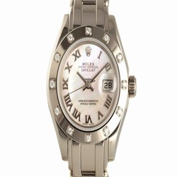 Rolex Lady-Datejust Pearlmaster Womens watch White gold Automatic 69319