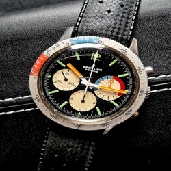 Breitling Mens watch Unisex Manual winding Steel 7650