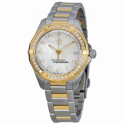 TAG Heuer Aquaracer Lady Mens watch Unisex Quartz Gold Steel WAY1353.BD0917