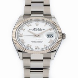 Rolex Datejust 36 Mens watch Unisex White gold Automatic 126234 White Roman Oyster