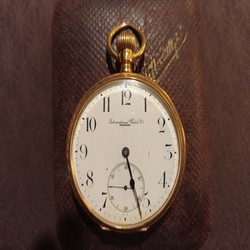 IWC Mens watch Unisex Manual winding Yellow gold 231708