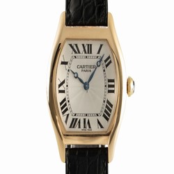 Cartier Tortue Mens watch Unisex Manual winding Yellow gold 2496 C