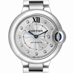 Cartier Ballon Bleu 33mm Womens watch Automatic Steel WE902074