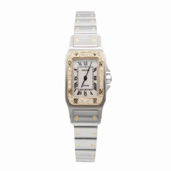 Cartier Santos Galbee Womens watch Quartz Gold Steel 1567