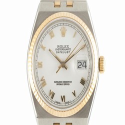 Rolex Datejust Oysterquartz Mens watch Unisex Gold Steel Quartz 17013