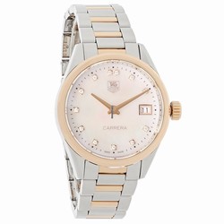 TAG Heuer Carrera Lady Womens watch Quartz Gold Steel WAR1352.BD0774