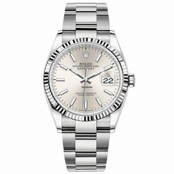 Rolex Datejust 36 Mens watch Unisex White gold Automatic 126234 Sliver Oyster