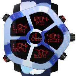 Jacob & Co. Five Time Zone Mens watch Unisex Quartz GH100.11.NS.PC.ANP4D