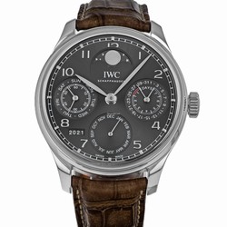 IWC Portuguese Perpetual Calendar Mens watch Unisex Automatic White gold IW503301