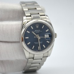 Rolex Oyster Perpetual Date Mens watch Unisex Steel Automatic 115200-0007
