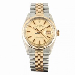 Rolex Datejust 36 Mens watch Unisex Gold Steel Automatic 1601 3
