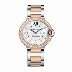 Cartier Ballon Bleu 36mm Womens watch Automatic Gold Steel W3BB0004