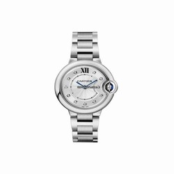 Cartier Ballon Bleu 33mm Womens watch Quartz Steel W4BB0020