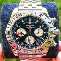 Breitling Chronomat 44 GMT Mens watch Unisex Automatic Steel AB0420B9 BB56 375A