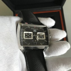 TAG Heuer Monaco Calibre 12 Mens watch Unisex Automatic Steel CAL2113.FC6536