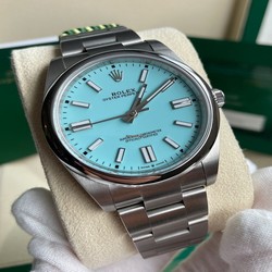 Rolex Oyster Perpetual 41 Mens watch Unisex Steel Automatic 124300-0006