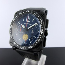 Bell & Ross BR 03-94 Chronographe Mens watch Unisex Automatic Ceramic BR0394-PAF1-CE SRB