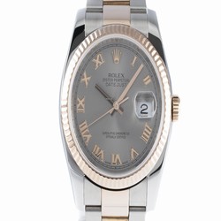 Rolex Datejust 36 Mens watch Unisex Gold Steel Automatic 116231