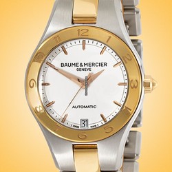 Baume & Mercier Linea Womens watch Automatic Gold Steel MOA10073