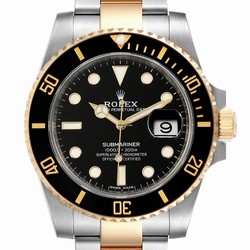 Rolex Submariner Date Mens watch Unisex Gold Steel Automatic 116613