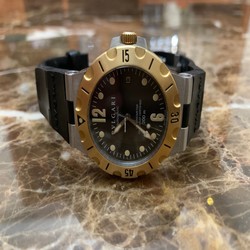 Bulgari Diagono Mens watch Unisex Automatic Gold Steel SD38SG