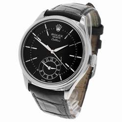 Rolex Cellini Dual Time Mens watch Unisex White gold Automatic 50529