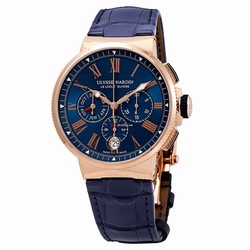 Ulysse Nardin Marine Chronograph Mens watch Unisex Automatic Rose gold 1532-150