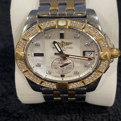 Breitling Galactic 36 Womens watch Automatic Gold Steel C3733012 A724 376C
