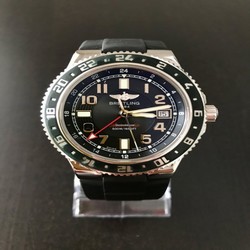 Breitling Superocean GMT Mens watch Unisex Automatic Steel A3238011 BA38