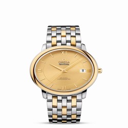 Omega De Ville Prestige Mens watch Unisex Automatic Gold Steel 424.20.37.20.08.001