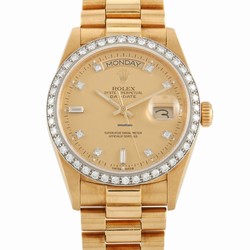 Rolex Day-Date 36 Mens watch Unisex Yellow gold Automatic 18048