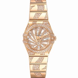 Omega Constellation Quartz Womens watch Quartz Rose gold 123.55.24.60.55.011
