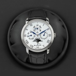 Blancpain Villeret Mens watch Unisex Automatic Platinum 6659-3431-55b
