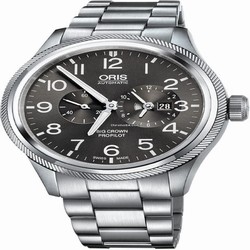 Oris Big Crown ProPilot Worldtimer Mens watch Unisex Automatic Steel 01 690 7735 4063-07 8 22 19-1