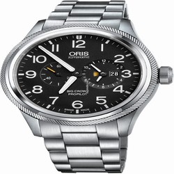 Oris Big Crown ProPilot Worldtimer Mens watch Unisex Automatic Steel 01 690 7735 4164-07 8 22 19-1